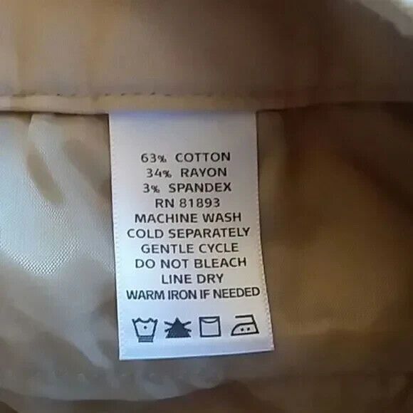 multiplicity women's size 10 Capri pants beige - Picture 9 of 11